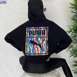 Pm Oversize kapşonlu sweat - SİYAH Pm Oversize kapşonlu sweat - SİYAH