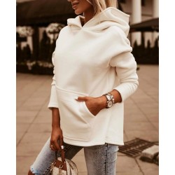 Cep detay kapşonlu sweat Cep detay kapşonlu sweat