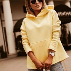 Cep detay kapşonlu sweat Cep detay kapşonlu sweat