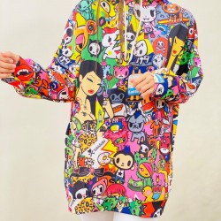 Dijital baskı sweat elbise Dijital baskı sweat elbise