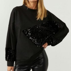Payet detay garnili sweat Payet detay garnili sweat