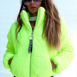 Fermuar detay şişme mont Fermuar detay şişme mont