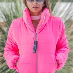 Fermuar detay şişme mont Fermuar detay şişme mont