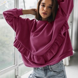 Volan detay Oversize sweat Volan detay Oversize sweat