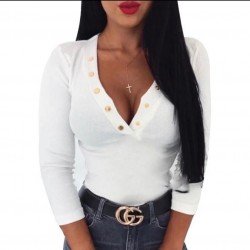 Yaka düğme aksesuarlı bluz Yaka düğme aksesuarlı bluz