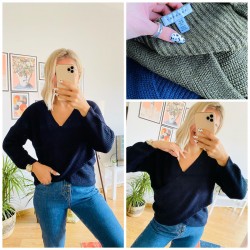 LACİVERT ÇAPRAZ KAZAK  LACİVERT ÇAPRAZ KAZAK