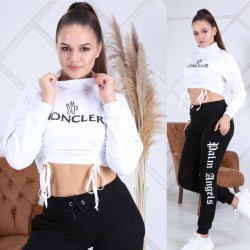 Möncler crop eşofman takımı Möncler crop eşofman takımı