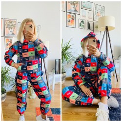 Nke karışık renkli eşofman takımı