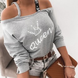 Quenn İnce Askılı bluz