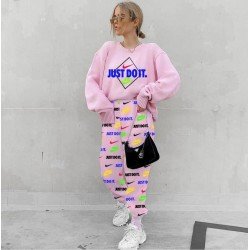 Just do it pudra eşofman takımı Just do it pudra eşofman takımı