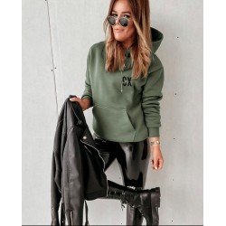 CX cep detay kapşonlu sweat