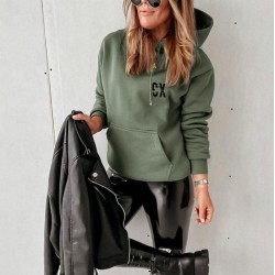 CX cep detay kapşonlu sweat CX cep detay kapşonlu sweat