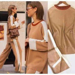 Şerit detay triko spor takım Şerit detay triko spor takım