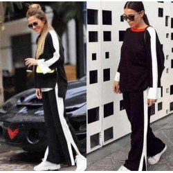 Şerit detay triko spor takım Şerit detay triko spor takım