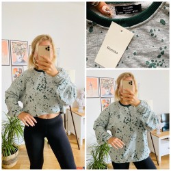 BERSHKA YEŞİL NOKTALI SWEAT BERSHKA YEŞİL NOKTALI SWEAT