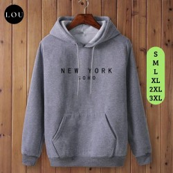 New york soho kapşonlu sweat gri  New york soho kapşonlu sweat gri
