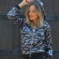 Moschino su geçirmez kapşonlu ceket Moschino su geçirmez kapşonlu ceket