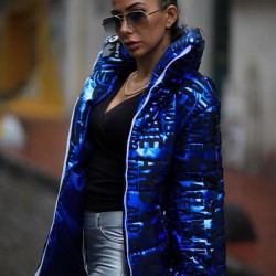 Mocha çift dolum şişme mont Mocha çift dolum şişme mont