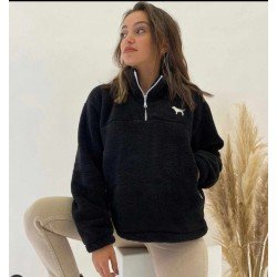 Dog nakış işleme peluş sweat