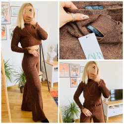 ZRA MODEL KAHVERENGİ TAKIM  ZRA MODEL KAHVERENGİ TAKIM