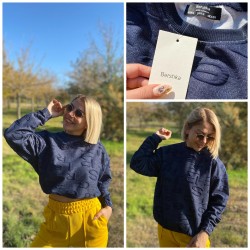 Bershka harf detay sweat