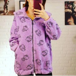 Hello kity peluş ceket Hello kity peluş ceket