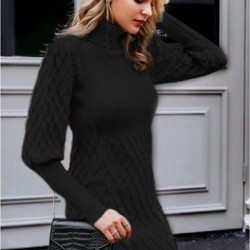 Desenli triko elbise