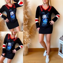 Mickey v yaka sweat elbise Mickey v yaka sweat elbise