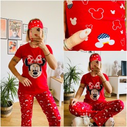 MİNNİE KIRMIZI PİJAMA TAKIMI