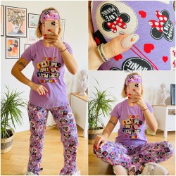 MİNNİE LİLA PİJAMA TAKIMI