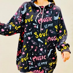 Dijital baskı sweat elbise Dijital baskı sweat elbise