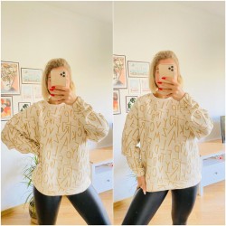 ZARA MODEL HAFR DETAY SWEAT ZARA MODEL HAFR DETAY SWEAT