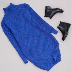 Balıkçı yaka triko elbise Balıkçı yaka triko elbise