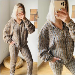 FERMUAR DETAYLI ETNİK SWEAT