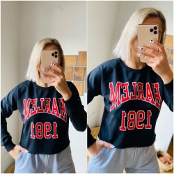 HARLEM YAZILI LACİVERT  SWEAT HARLEM YAZILI LACİVERT  SWEAT