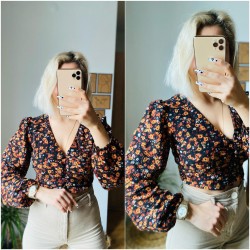 ÇİÇEK DESENLİ BLUZ  ÇİÇEK DESENLİ BLUZ