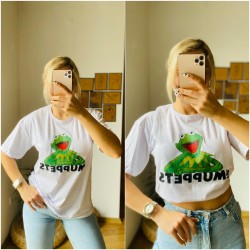 Kermit Baskılı Tshirt