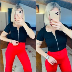 FERMUAR DETAY KAŞKORSE BLUZ  FERMUAR DETAY KAŞKORSE BLUZ