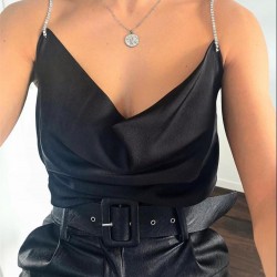 Askı taş işlemeli bluz Askı taş işlemeli bluz