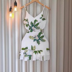 Atlas kumaş baskılı elbise Atlas kumaş baskılı elbise