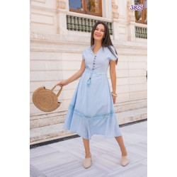 Dantel detay midiboy elbise Dantel detay midiboy elbise