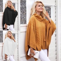 Balıkçı Yaka Triko Panço Balıkçı Yaka Triko Panço