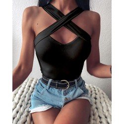 Çapraz askı compact bluz Çapraz askı compact bluz