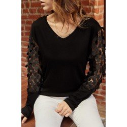 Damla desen çilek bluz Damla desen çilek bluz