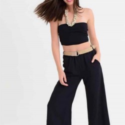 Diegonal bol paça pantolon