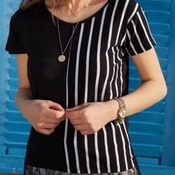 Eteği dantel viscon bluz Eteği dantel viscon bluz