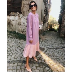 Eteği Piliseli Elbise Eteği Piliseli Elbise