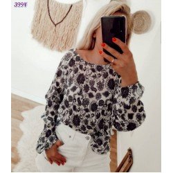 Düşük omuz tasarım bluz ✔