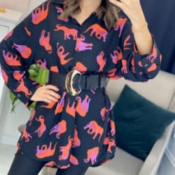 Fil Desenli Gömlek Fil Desenli Gömlek