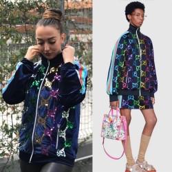 Gucci Kadife Şeritli Sweat Gucci Kadife Şeritli Sweat